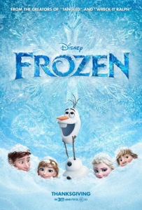 Disney's "Frozen" theatrical release poster